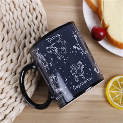Zodiac Constellation Mug – Heat Sensitive Color Changing Cup