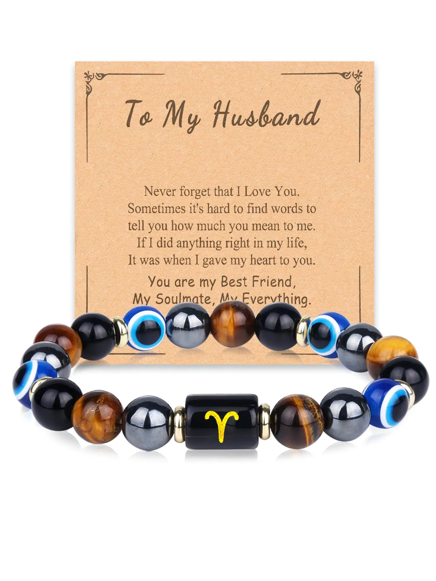 Pisces Zodiac Protection Bracelet – Gift for Him 🐟✨