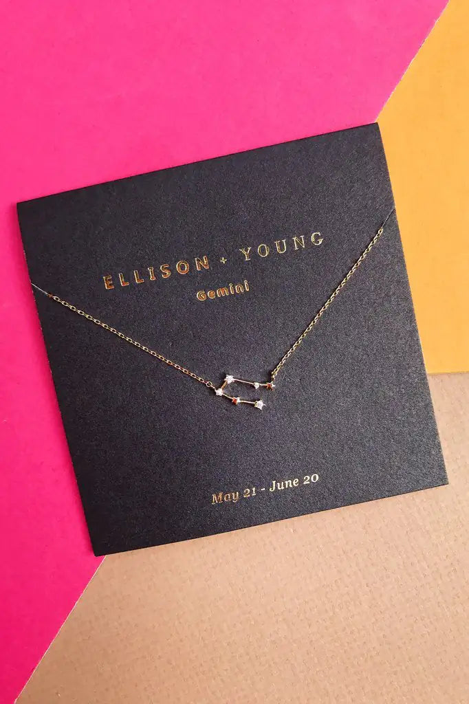 Zodiac Necklace – Gold Constellation Pendant Gift ✨