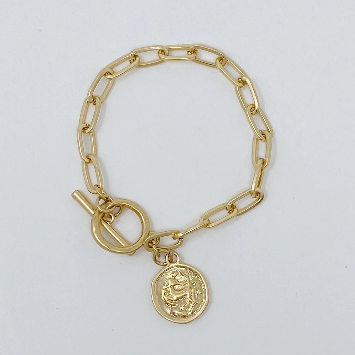 Zodiac Charm Bracelet – Gold Chain Astrology Gift ✨