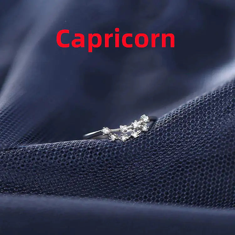 Zodiac Sign Ring – Silver Horoscope Jewelry Gift 💍