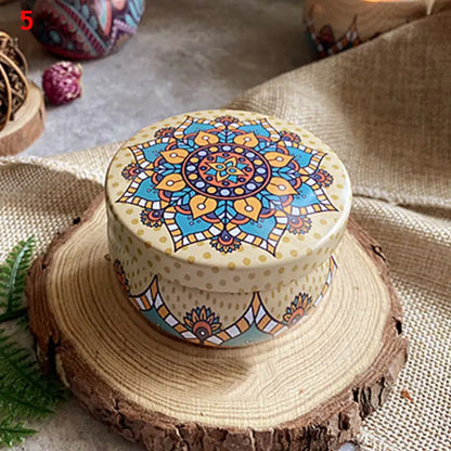 Vintage Flower Soy Candle – Scented Jar for Home ✨