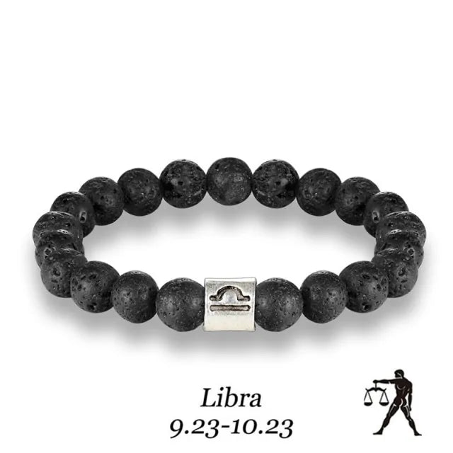 Zodiac Bead Bracelet – Personalized Astrological Gift ✨