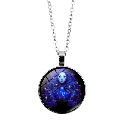 Virgo Spirit Necklace – Luminous Zodiac Pendant Gift ♍