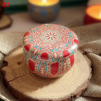 Vintage Flower Soy Candle – Scented Jar for Home ✨