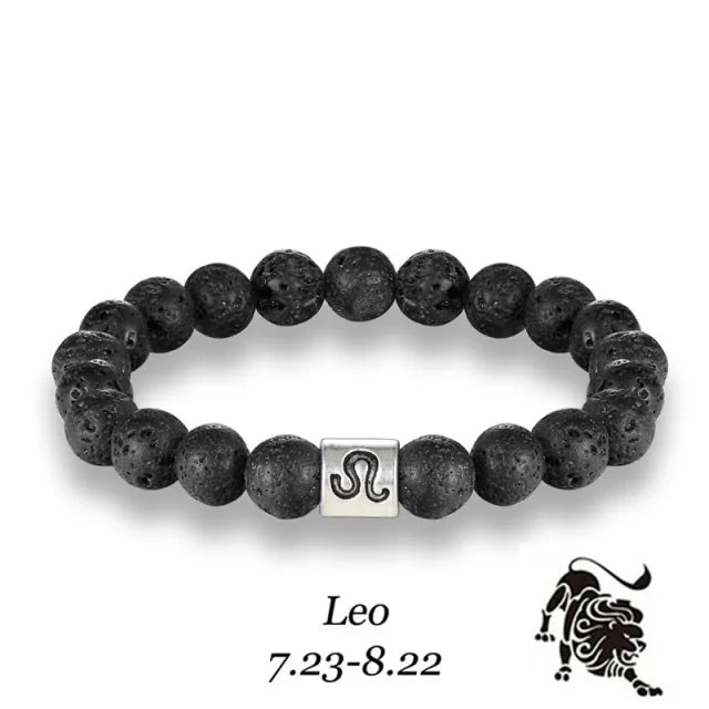 Zodiac Bead Bracelet – Personalized Astrological Gift ✨