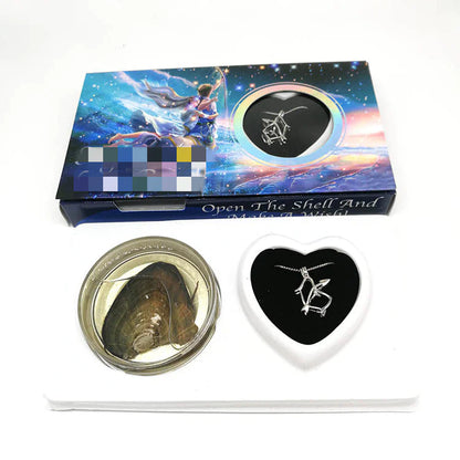 Zodiac Pearl Necklace DIY Kit – Clam & Constellation Gift 💫