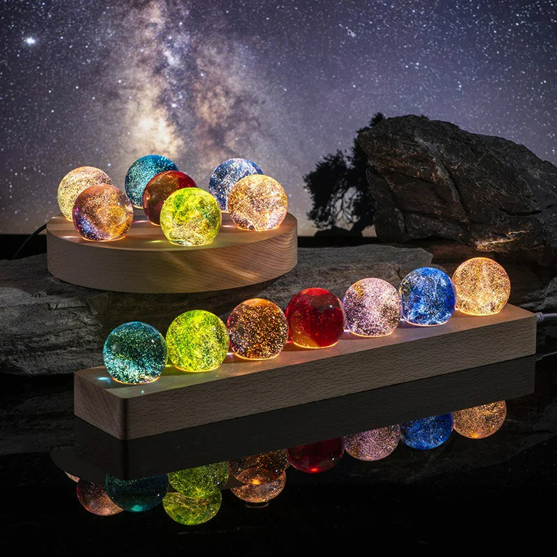 Glass Bead Crystal Ball – Sparkling Energy for All Signs