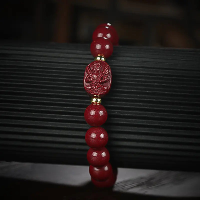 Cinnabar Zodiac Buddha Bracelet – Spiritual Energy Jewelry