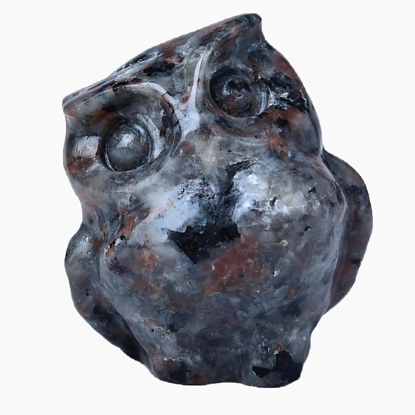 Obsidian Crystal Owl – Protection Figurine for All Signs