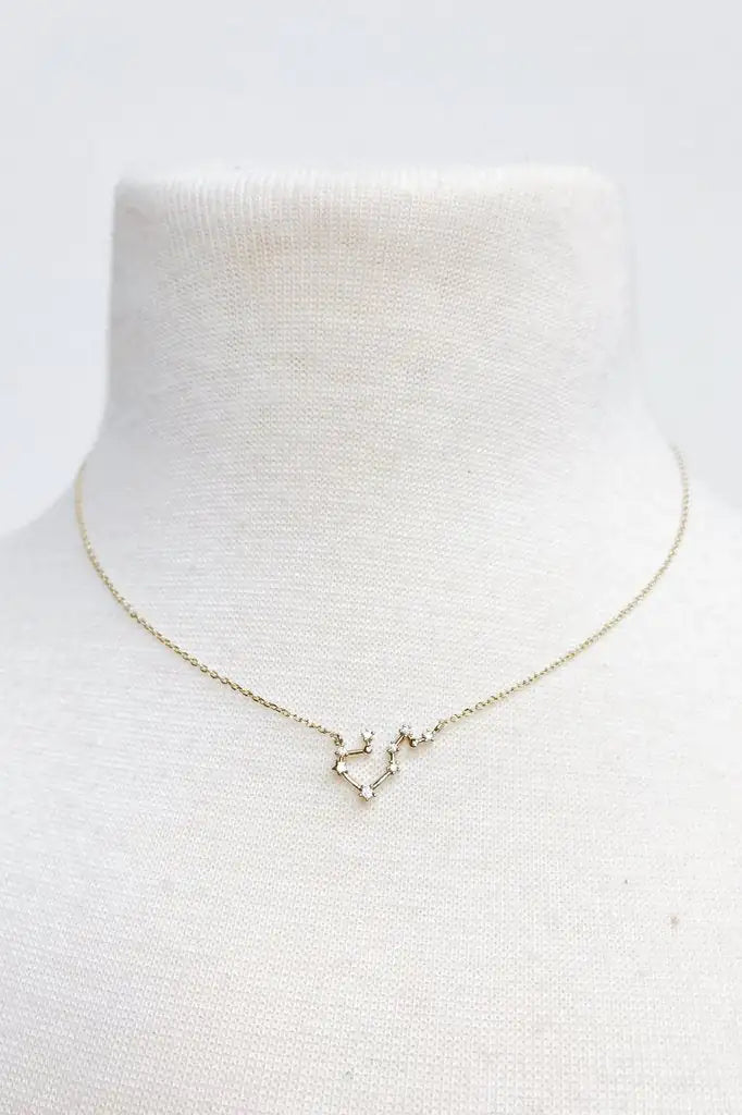 Zodiac Necklace – Gold Constellation Pendant Gift ✨