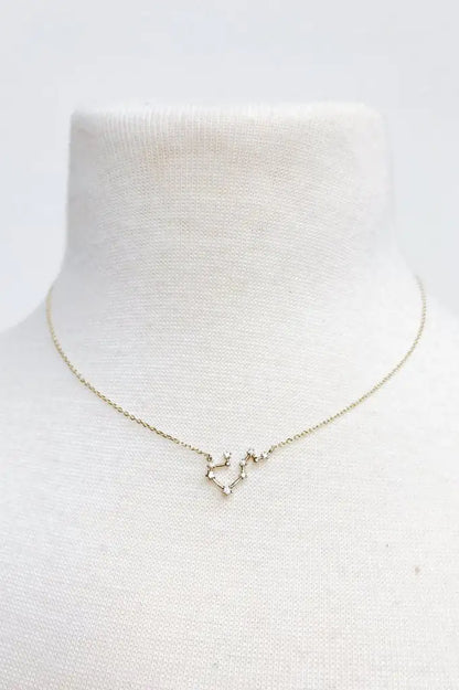Zodiac Necklace – Gold Constellation Pendant Gift ✨