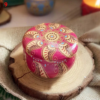 Vintage Flower Soy Candle – Scented Jar for Home ✨