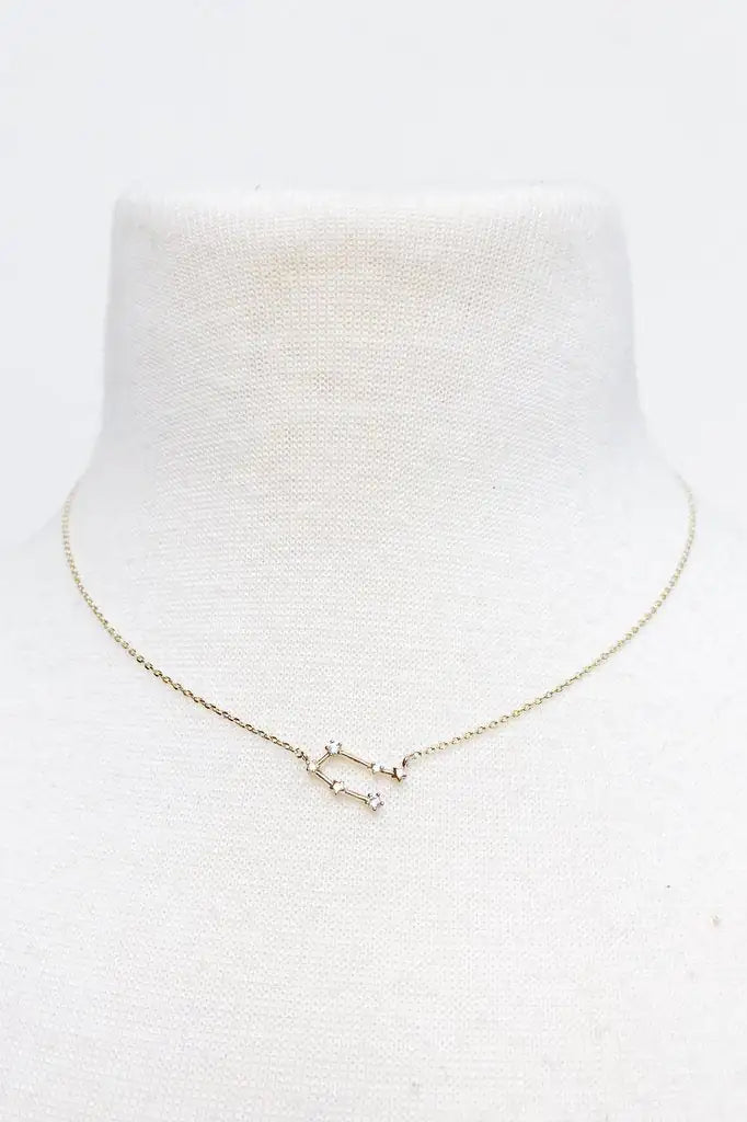 Zodiac Necklace – Gold Constellation Pendant Gift ✨