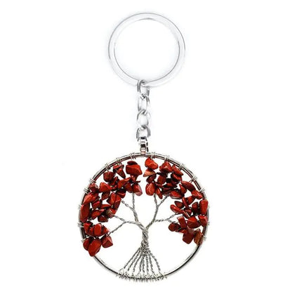 7 Chakra Tree of Life Keychain – Energy Aligned Charm