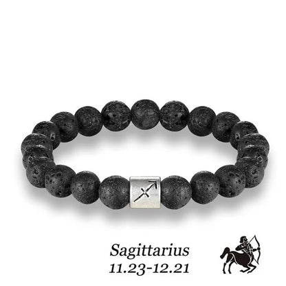 Zodiac Bead Bracelet – Personalized Astrological Gift ✨