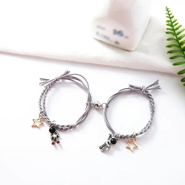 Magnetic Couple Bracelets – Natural Stone Love Gift 💫