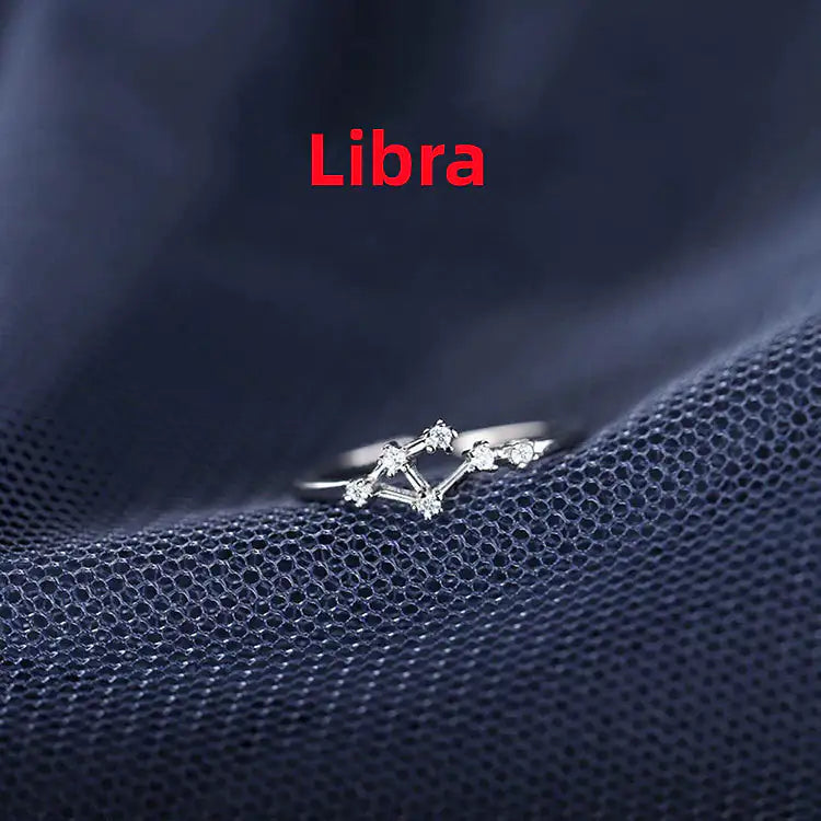 Zodiac Sign Ring – Silver Horoscope Jewelry Gift 💍