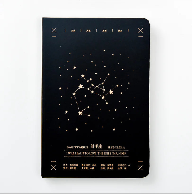 Vintage Zodiac Journal – 192 Pages for Star Sign Magic