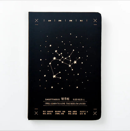 Vintage Zodiac Journal – 192 Pages for Star Sign Magic