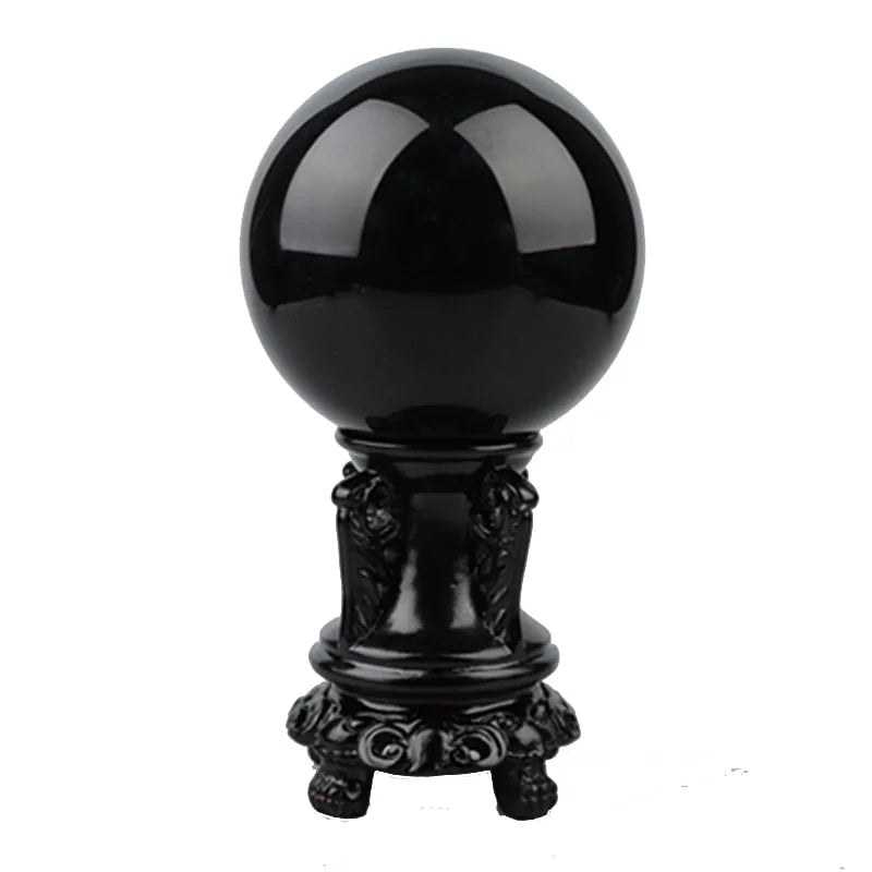 Obsidian Crystal Ball – Protection & Clarity for All Signs