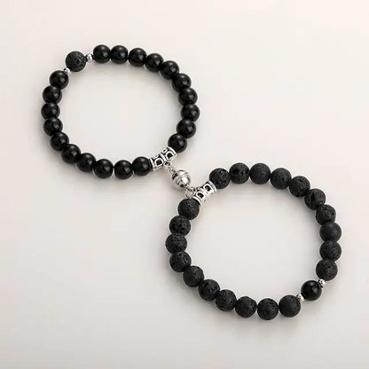 Magnetic Couple Bracelets – Natural Stone Love Gift 💫
