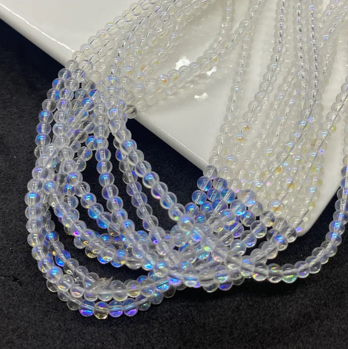 Mystic Aura Quartz Beads – Spiritual DIY Jewelry Magic