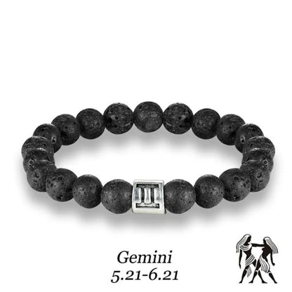 Zodiac Bead Bracelet – Personalized Astrological Gift ✨