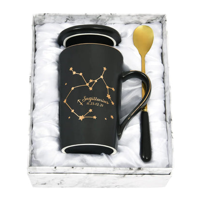 Sagittarius Zodiac Mug Gift – Astrology Birthday Set 🎁