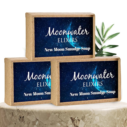 New Moon Manifestation Soap – Crystal & Reiki Charged