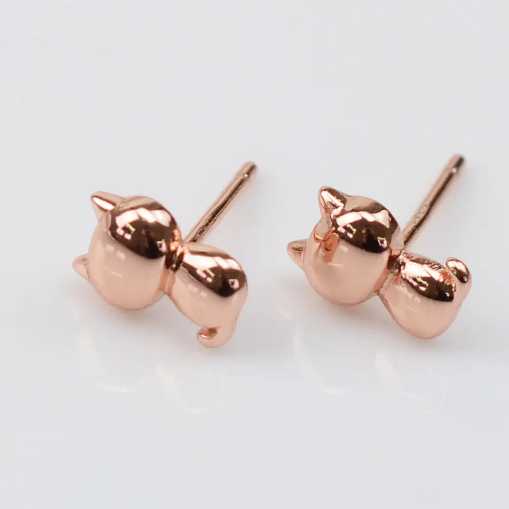 925 Silver Zodiac Cat Earrings – Hypoallergenic & Stylish