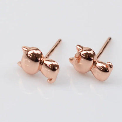 925 Silver Zodiac Cat Earrings – Hypoallergenic & Stylish