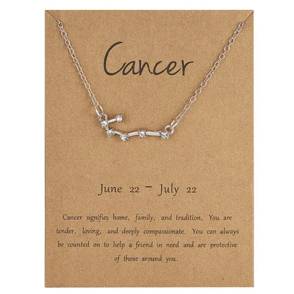 Zodiac Sign Necklace – Choose Your Constellation Pendant 🌌