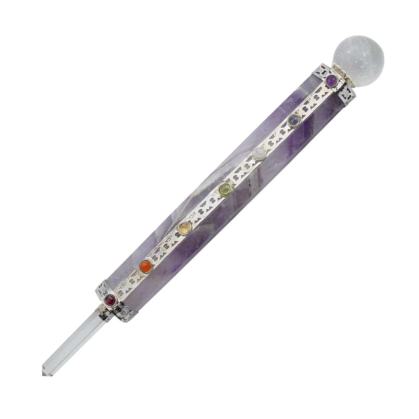 Amethyst Chakra Healing Wand – Balance & Cleanse Energy