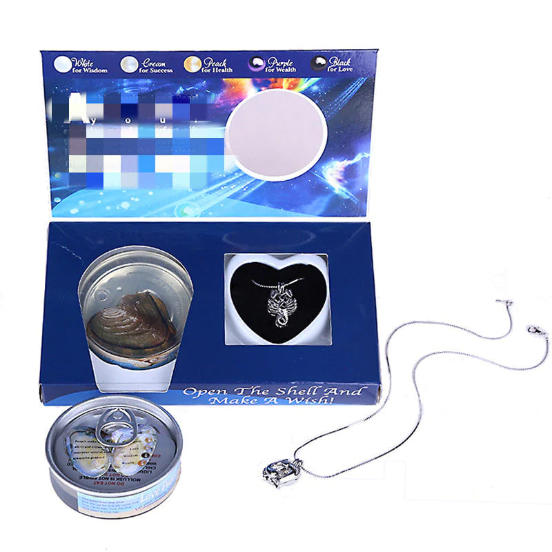 Zodiac Pearl Necklace DIY Kit – Clam & Constellation Gift 💫