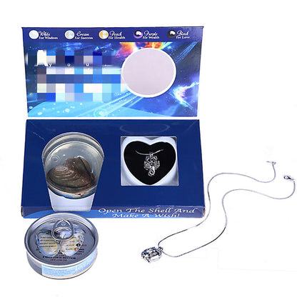 Zodiac Pearl Necklace DIY Kit – Clam & Constellation Gift 💫