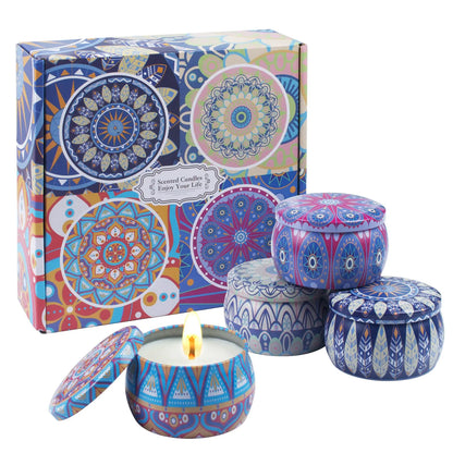 LIVILLA Scented Candle Set – 4 Luxury Scents for Her 🎁