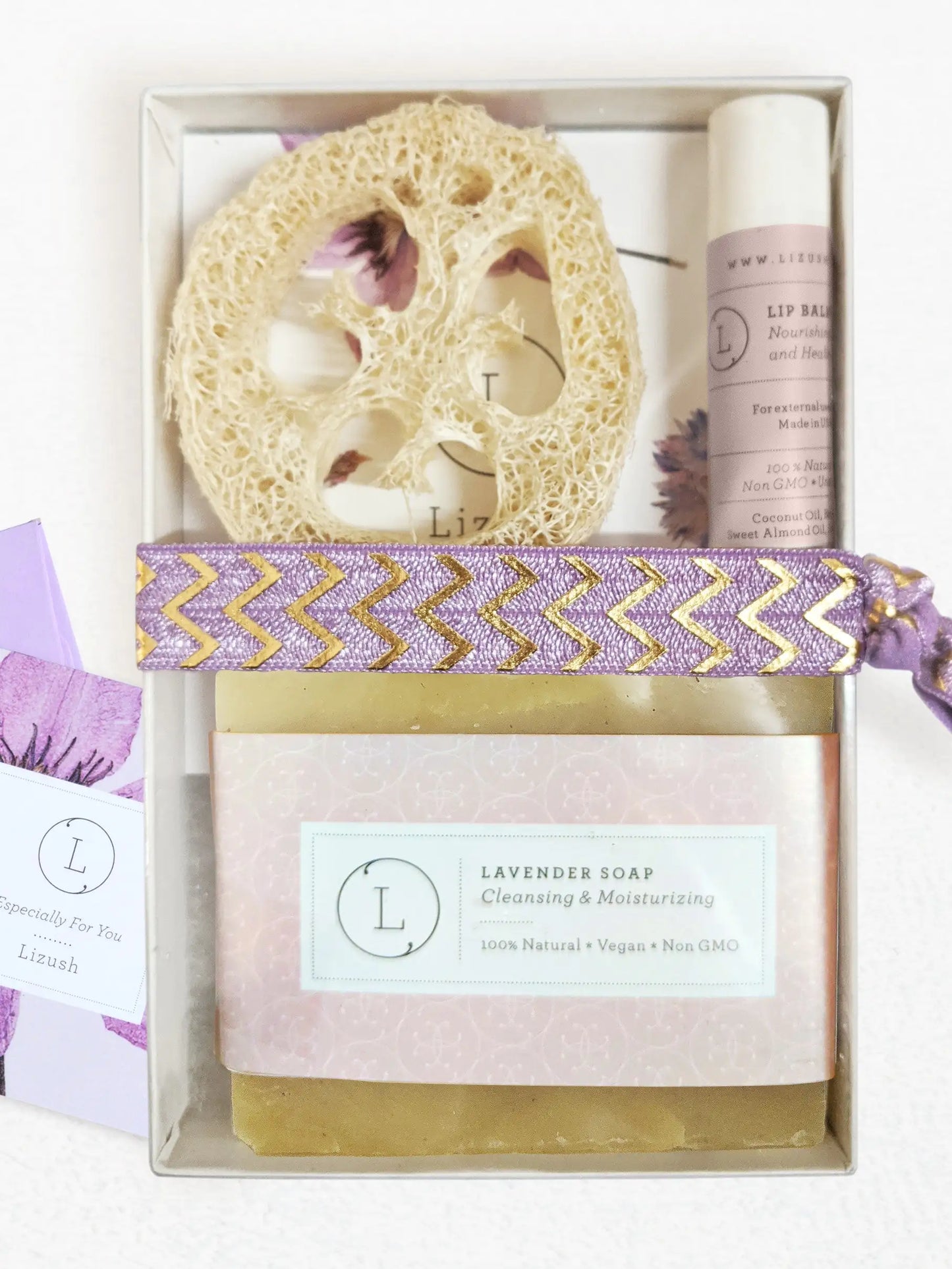 Mini Lavender Gift Box – Natural Party Favor for Guests
