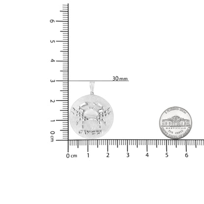 Cancer Zodiac Necklace – Sterling Silver with Diamond 💎