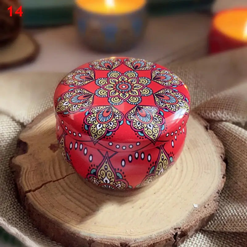 Vintage Flower Soy Candle – Scented Jar for Home ✨