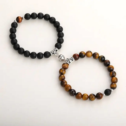 Magnetic Couple Bracelets – Natural Stone Love Gift 💫