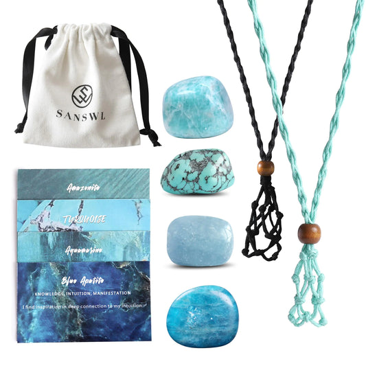 7 Chakra Crystal Necklace Set – Boho Spiritual Jewelry