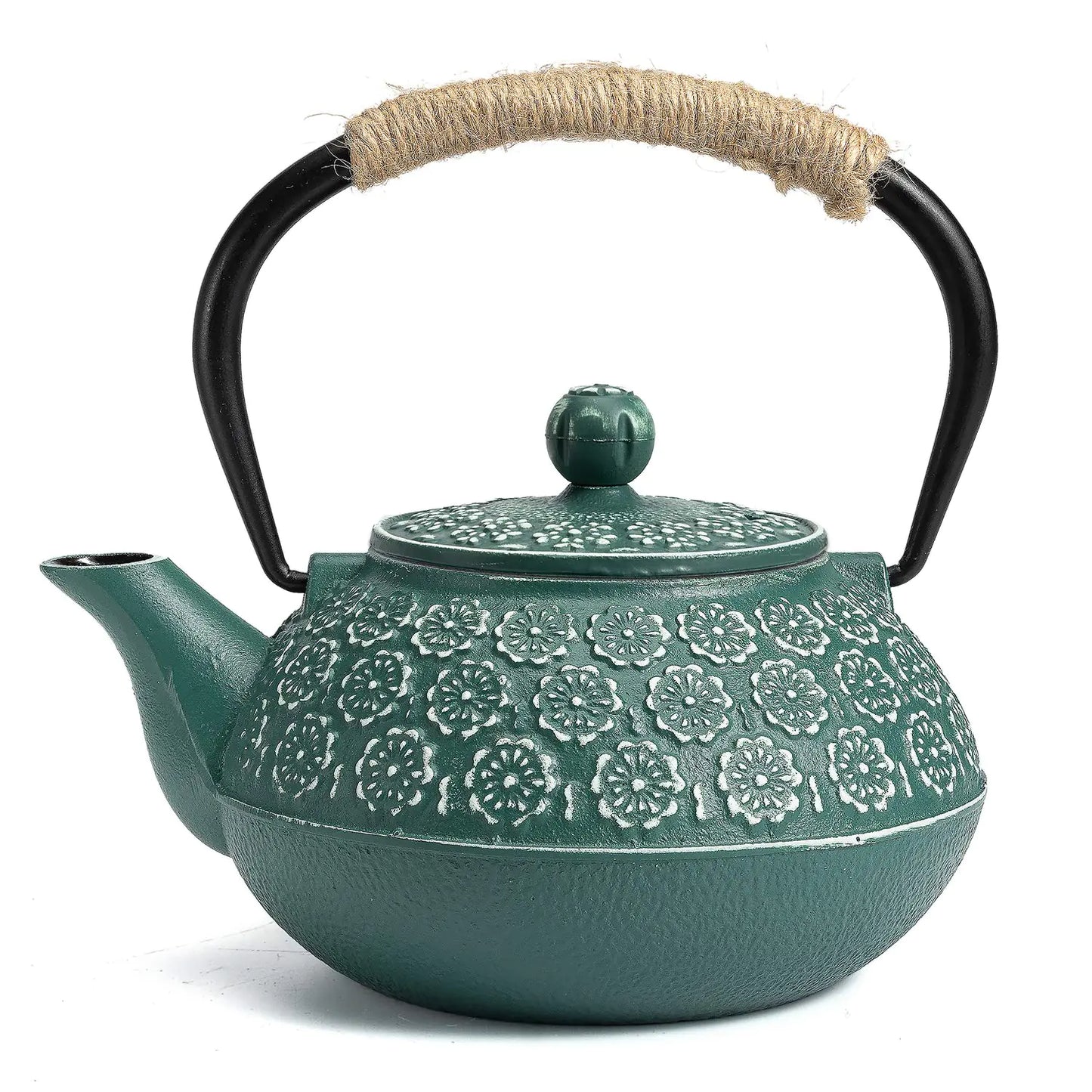 Zodiac Cast Iron Teapot – 30oz Green Japanese Tetsubin
