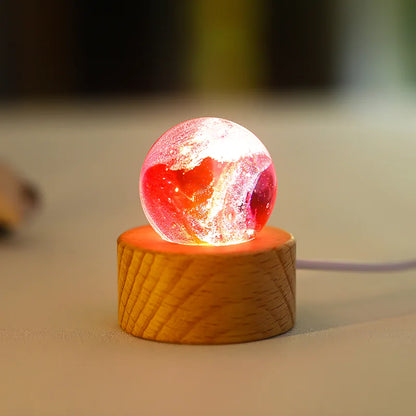 Glass Bead Crystal Ball – Sparkling Energy for All Signs